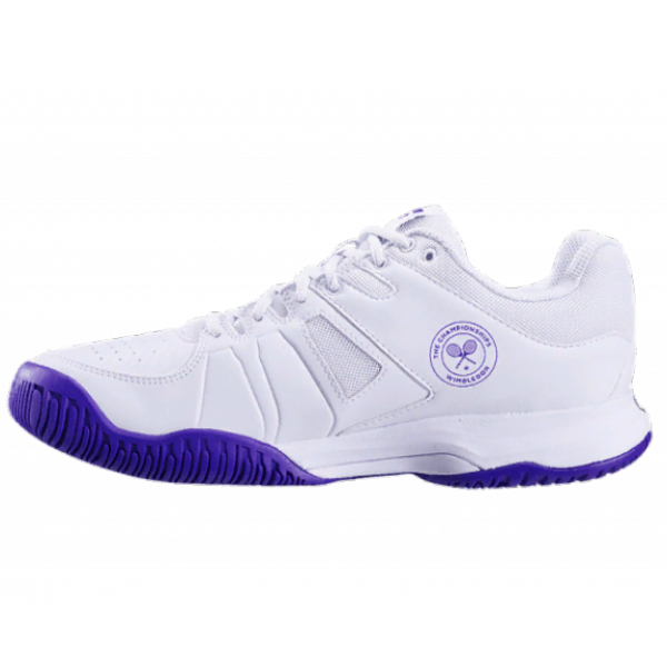 Теннисные кроссовки женские Babolat Pulsion All Cour Wimbledon (White/Purple)